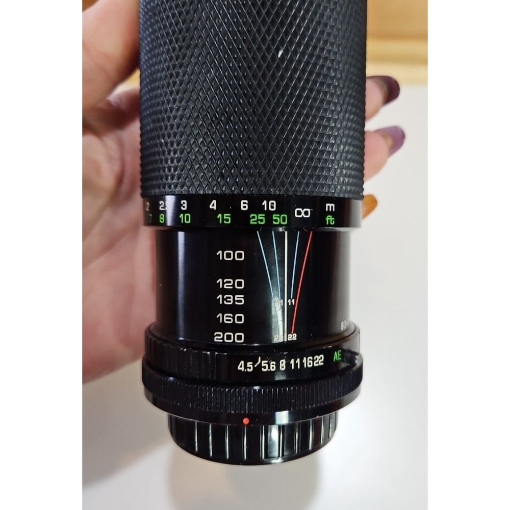 VINTAGE JCPenney 80-200mm f/4.5 Compact Macro Tele-Zoom Lens Canon Bayonet Mount - Picture 5 of 16